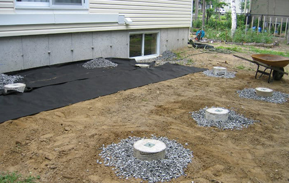 Taj Contractor - Concrete Footings services image.